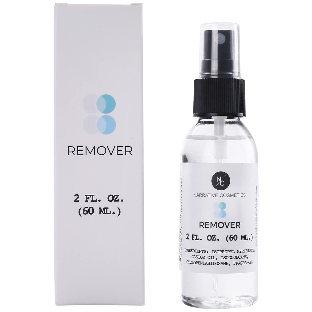 Narrative Cosmetics Alcohol-Free Makeup Remover — 2 Fl Oz (Pack of 1), Clear