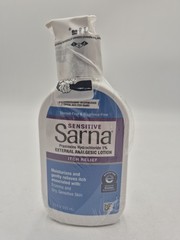 Sarna Sensitive Steroid-Free Itch Relief Lotion, Fragrance Free, New