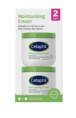 Cetaphil Moisturizing Cream Ultimate with Prebiotic Aloe, 2 Pack (20 Oz + 16 Oz)