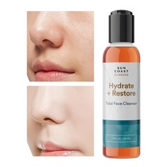 2 Packs 120ml Sun Coast Sciences Fresh Hydrate + Restore Total Face Cleanser