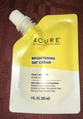 2X Acure Brightening Day Cream 1oz Each= 2oz Lot TOTAL