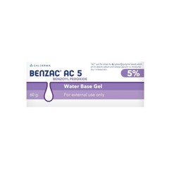 [New] BENZAC AC 5% Gel 60g Benzoyl Peroxide Galderma Kill Acne Bacteria Pimple