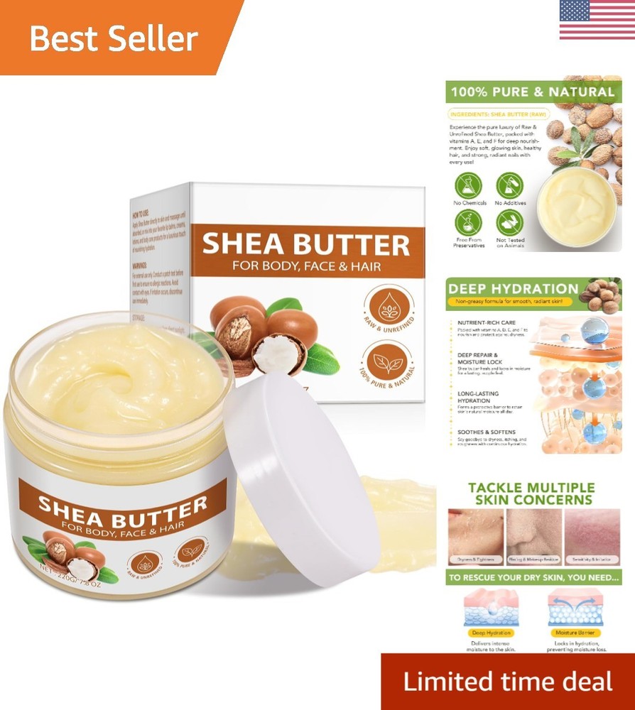 Moisturizing Raw Shea Butter Cream – Natural & Chemical-Free Skin Nourishment