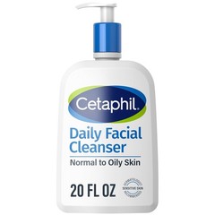 Cetaphil Daily Facial Wash Cleanser for Normal to Oily Skin 20oz