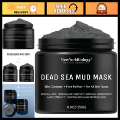 Dead Sea Mud Mask 8.8oz | Spa Quality Pore Refiner for Oily Skin | Natural Skinc