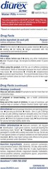 Diurex Ultra Re-Energizing Water Pills – Relieves Water Bloat – 80 Count
