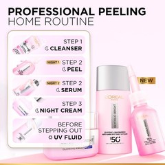 L&rsquo;Oreal Paris Glycolic Bright Exfoliant Peel Skin Brightening Face Serum | 25ml