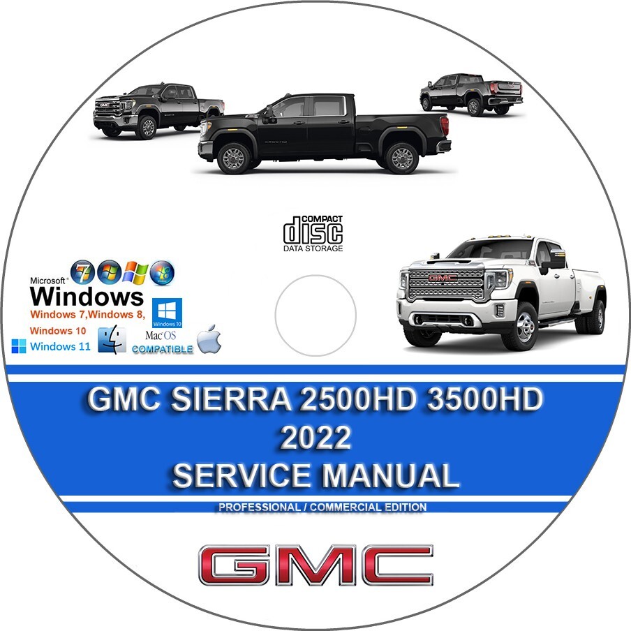 GMC Sierra 2500 HD 3500 HD 2022 Factory Workshop Service Repair Manual