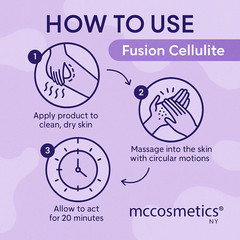 MCCosmetics NY Fusion Cellulite 5x10ml Vials – Firming Smoothing Body Contouring