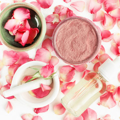 PINK ROSE CLAY Powder Kaolin Face Mask Skin Hair Natural Healing Beauty Pure USA