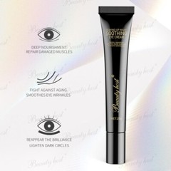 Eye Care Kit. 2 Pairs Eye Patch, Eye Roller Serum, Eye Cream: Anti-Aging