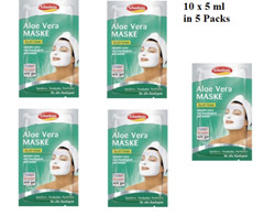 Schaebens moisturizing Aloe Vera mask – 5 Packs for 10 applications New