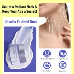 Neck Firming and Tightening Cream – Instant Face Lift Cream for Tightening and H