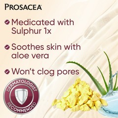 Prosacea ROSACEA GEL Relief: Redness Pimples Irritation MEDICATED HOMEOPATHIC