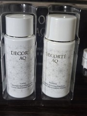 Decorte AQ Travel Set Emulsion, Lotion,Multi Cream, Facial Cotton 5 pieces