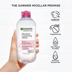Garnier Micellar Cleansing Water, All-in-1 3.4 Fl Oz (Pack of 1), White