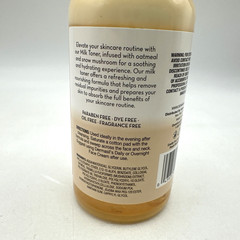 Dermasil Labs Oatmeal Snow Mushroom Milk Toner 4 fl oz Paraben-Free Oil-Free