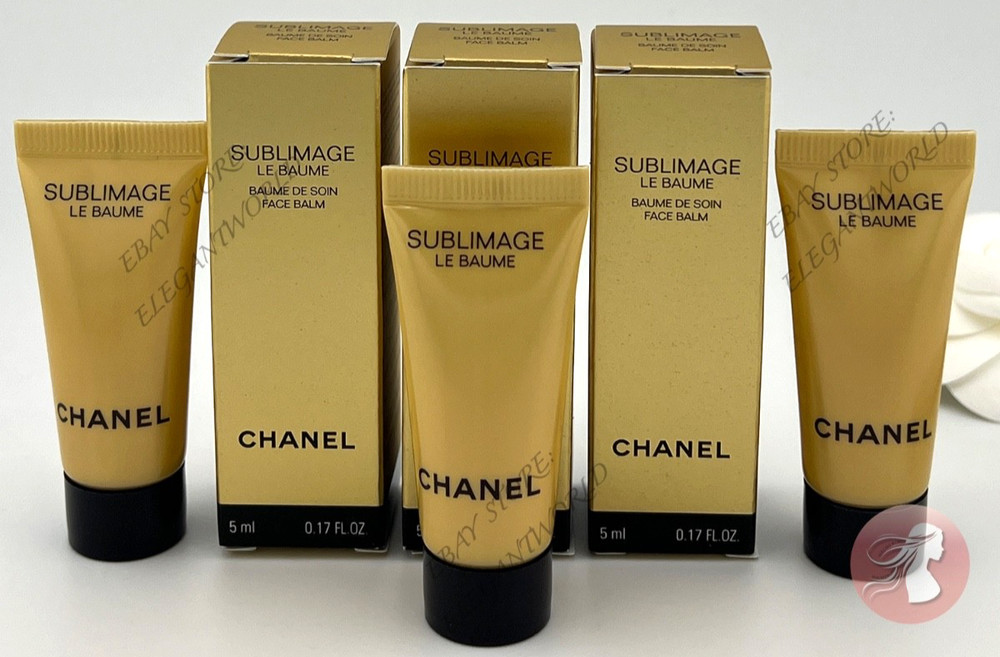 3 X Chanel Sublimage Le Baume Face Balm Travel Size 5ml/0.17 fl oz.