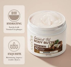 New Sadoer Coconut Oil Body Butter Prevent Dry Skin 200g