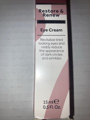 No7 Restore & Renew Face & Neck -Night Cream 50ml + Matching Eye Cream 15ml New