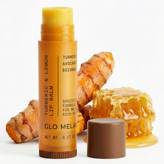 Glo Melanin All Natural Lemon and Turmeric Lip Balm – Natural Lip Balm Illuminat