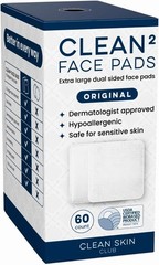 Clean Skin Club Clean² Pads 2.0 [NEW & Improved Edges] Guaranteed Not to Shed &
