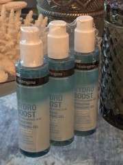 Three (3) Neutrogena Hydro Boost Fragrance Free Foaming Face Wash, 5.5 fl. oz