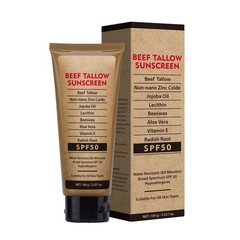 Sky & Sol organic Mineral Sunscreen SPF 50 – 100g Natural Tallow & Zinc Oxide