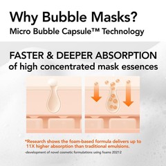 30 Seconds Quick Bubble Mask [LIFT] – [Collagen] & Niacinamide in Micro-bubbl…
