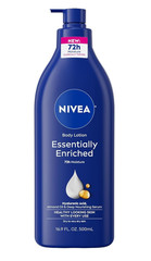 NIVEA Essentially Enriched Body Lotion Very Dry Skin Almond Oil 16.9 oz Moisturi