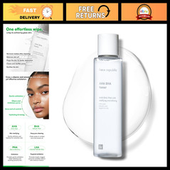 AHA BHA Toner 160ml | Clarifying Hydrating Exfoliating Pore Care | Vegan Korean