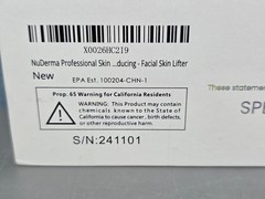 Pure NuDerma Professional Skin Therapy Wand w/ New & Argon Applicators