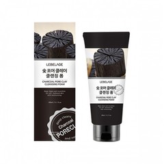 LEBELAGE Charcoal Pore Clay Cleansing Foam 180mL
