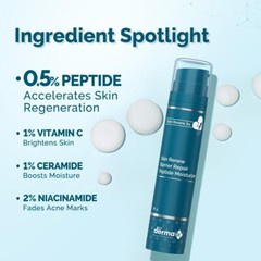 The Derma Co. x Dr.V Skin Renew Barrier Repair Peptide Moisturizer, 50ml