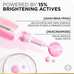 L&rsquo;Oreal Paris Glycolic Bright Exfoliant Peel Skin Brightening Face Serum | 25ml