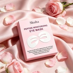Skulta Deep Peptide Eye Mask, Three-Piece Design Covers The Entire Eye Area