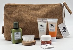Origins Skincare Set 5 Piece + Zipper Pouch Bag Travel Size New
