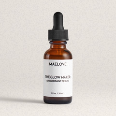 Maelove Glow Maker Vitamin C Serum with Vitamin E, Ferulic Acid & Hyaluronic Aci