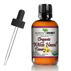 USDA CERTIFIED ORGANIC WITCH HAZEL FACE TONER 4 oz