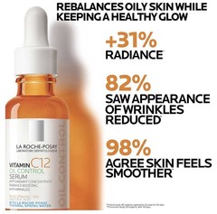 La Roche Posay Pure Vitamin C12 Serum 30ml | Hyaluronic & Salicylic Acid