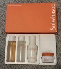 Sulwhasoo Bestsellers 4pc Kit Set: Cleansing Oil & Foam, Serum IV, Firming Cream