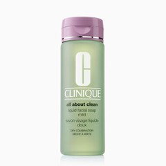 Clinique All About Clean Liquid Gentle Facial Cleanser Soap For Dry Combination
