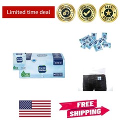Eco-Friendly PureFresh Flushable Wipes – 40 Singles for Refreshing Clean Anytime