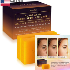 VALITIC Kojic Acid Dark Spot Remover Soap Bars with 3.5 Ounce (Pack of 2)