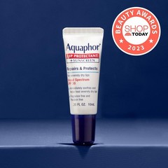 Aquaphor Lip Balm, Lip Repair, SPF 30 Lip Protectant 0.35 Oz Tube Pack of 2