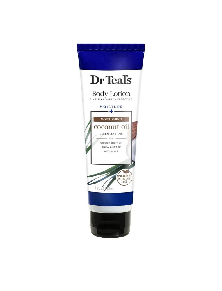 Dr Teal&rsquo;s Nourishing Coconut Oil Body Lotion, 3 Oz Fast Shipping!