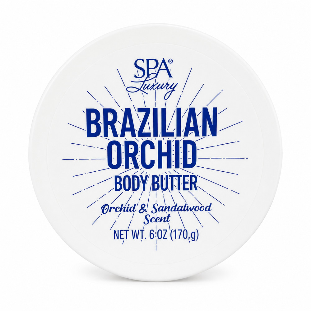 Spa Luxury Brazilian Orchid Body Butter Orchid And Sandalwood Scent 6oz