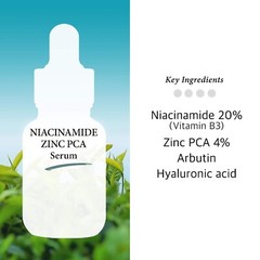 Niacinamide 20% + Zinc PCA 4% Serum for Face, Pore Reducer, Uneven Skin Tone Tre