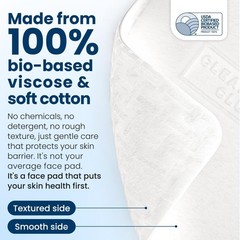 Clean Skin Club Clean² Pads 2.0 [NEW & Improved Edges] Guaranteed Not to Shed &