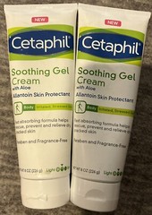 Cetaphil Soothing Gel Cream With Aloe Allantoin Skin Protectant 8oz – 2 Pack
